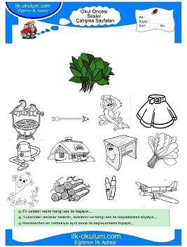 Çocuklar İçin ı Sesi Çalışma Sayfaları 